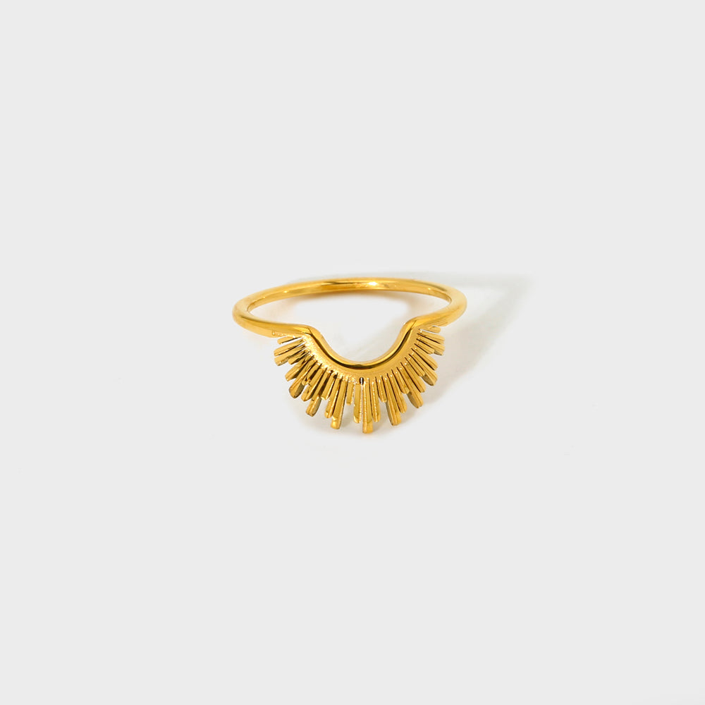 Golden Hour Sun Ring