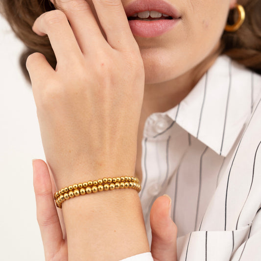 Bubble Beaded Bracelet Set-Dazzledvenus