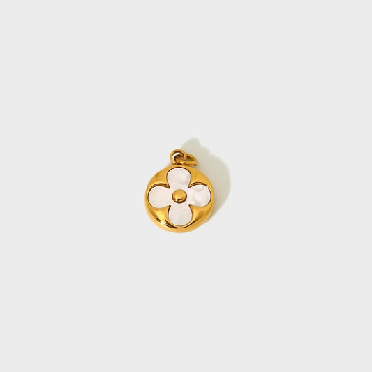 White Flower Charm