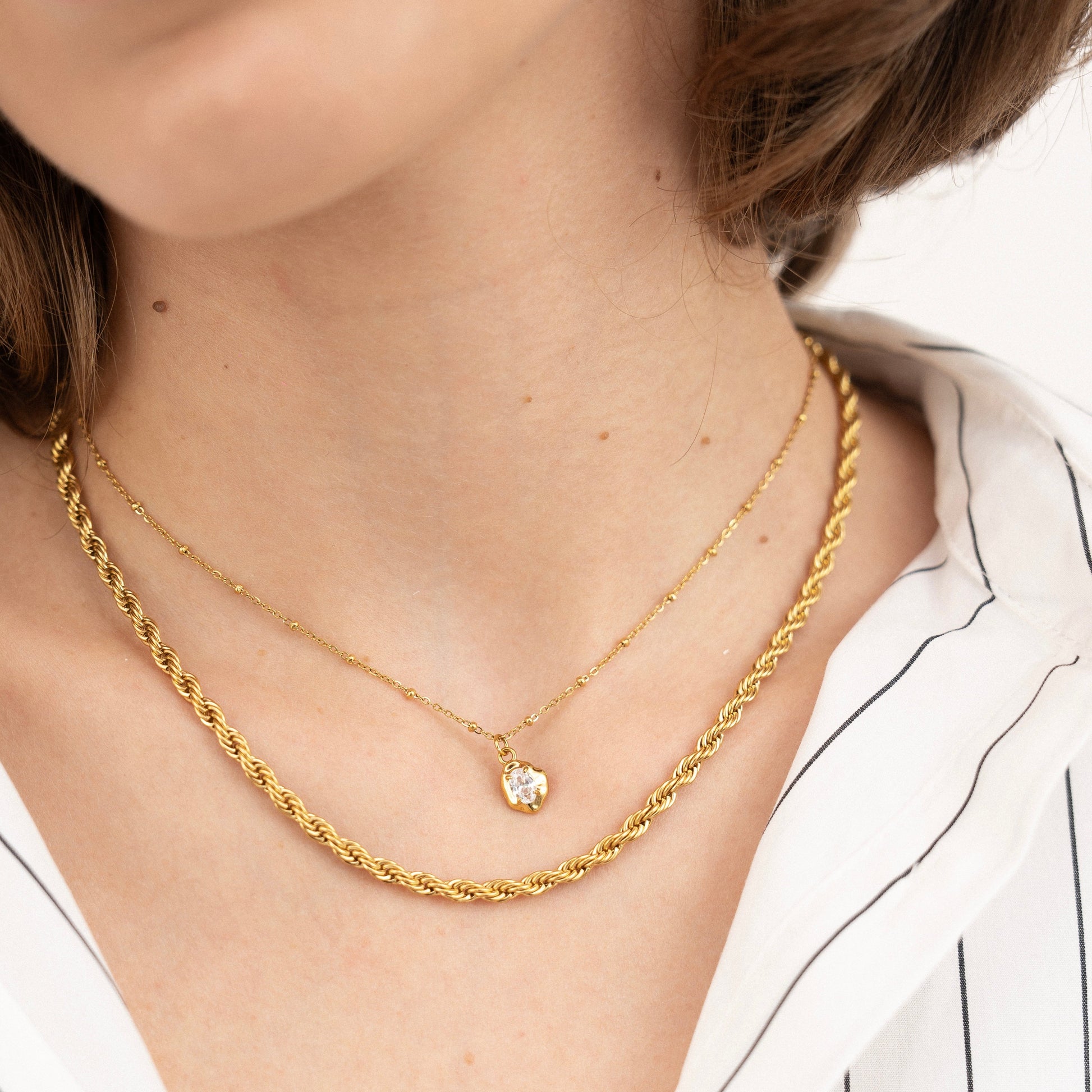 Legacy Rope Chain Necklace-Dazzledvenus