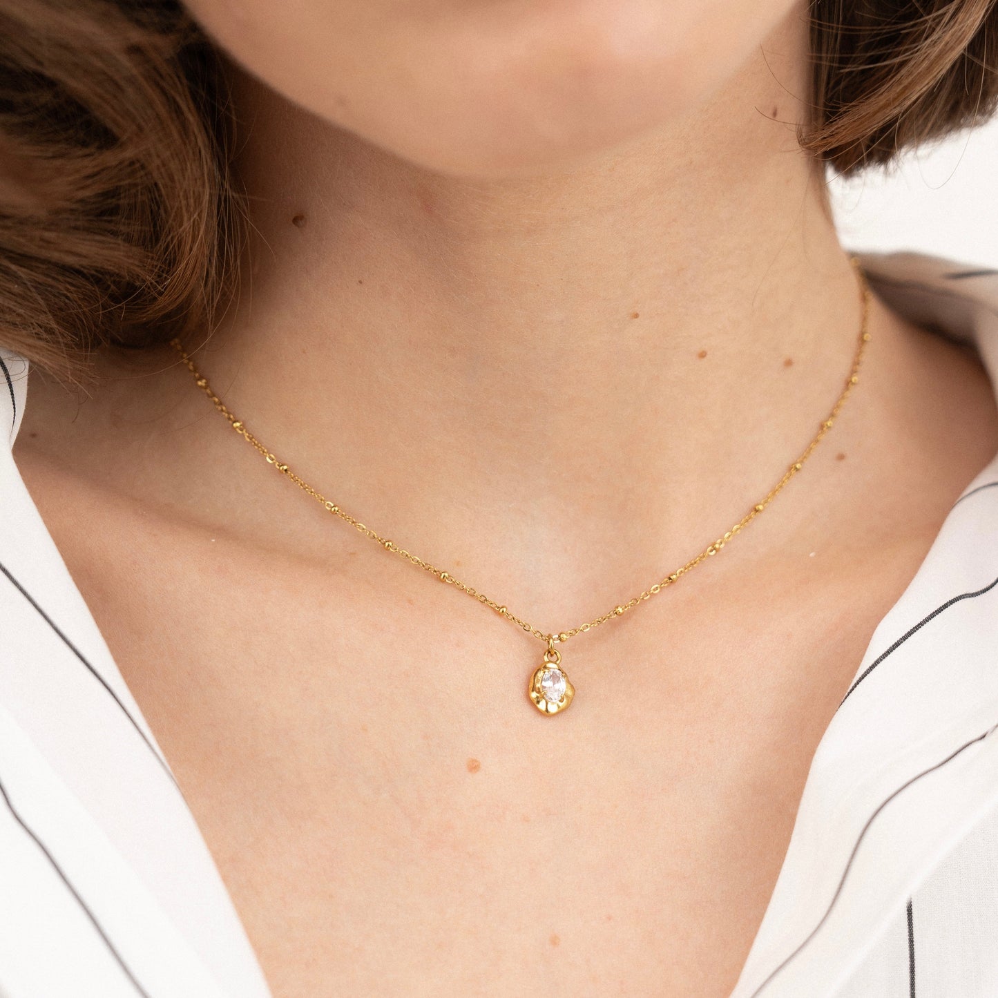 Nugget Diamond Necklace