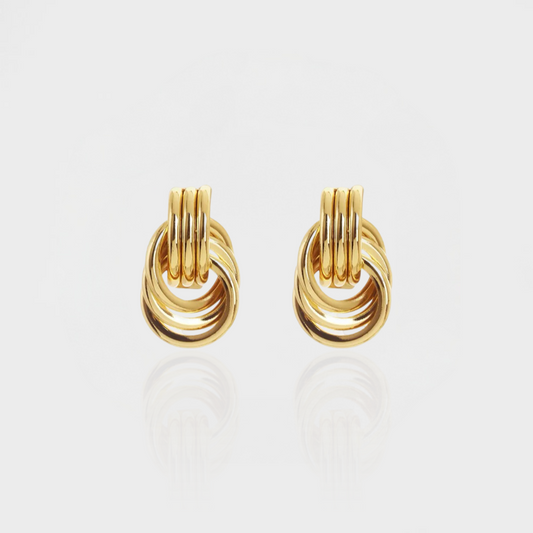 Trinity Mini Knot Earring-Dazzledvenus