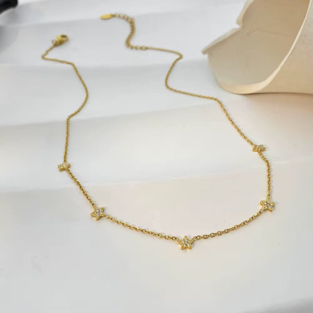 Delicate Star Shine Necklace