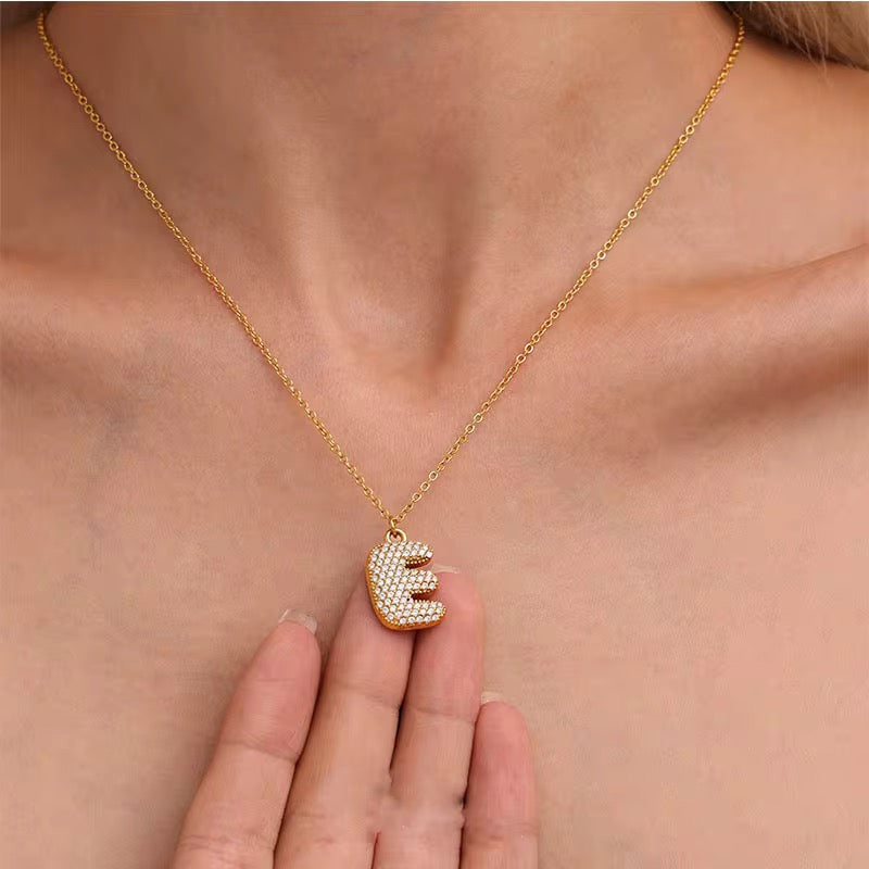 Hailey Diamond Bubble Necklace