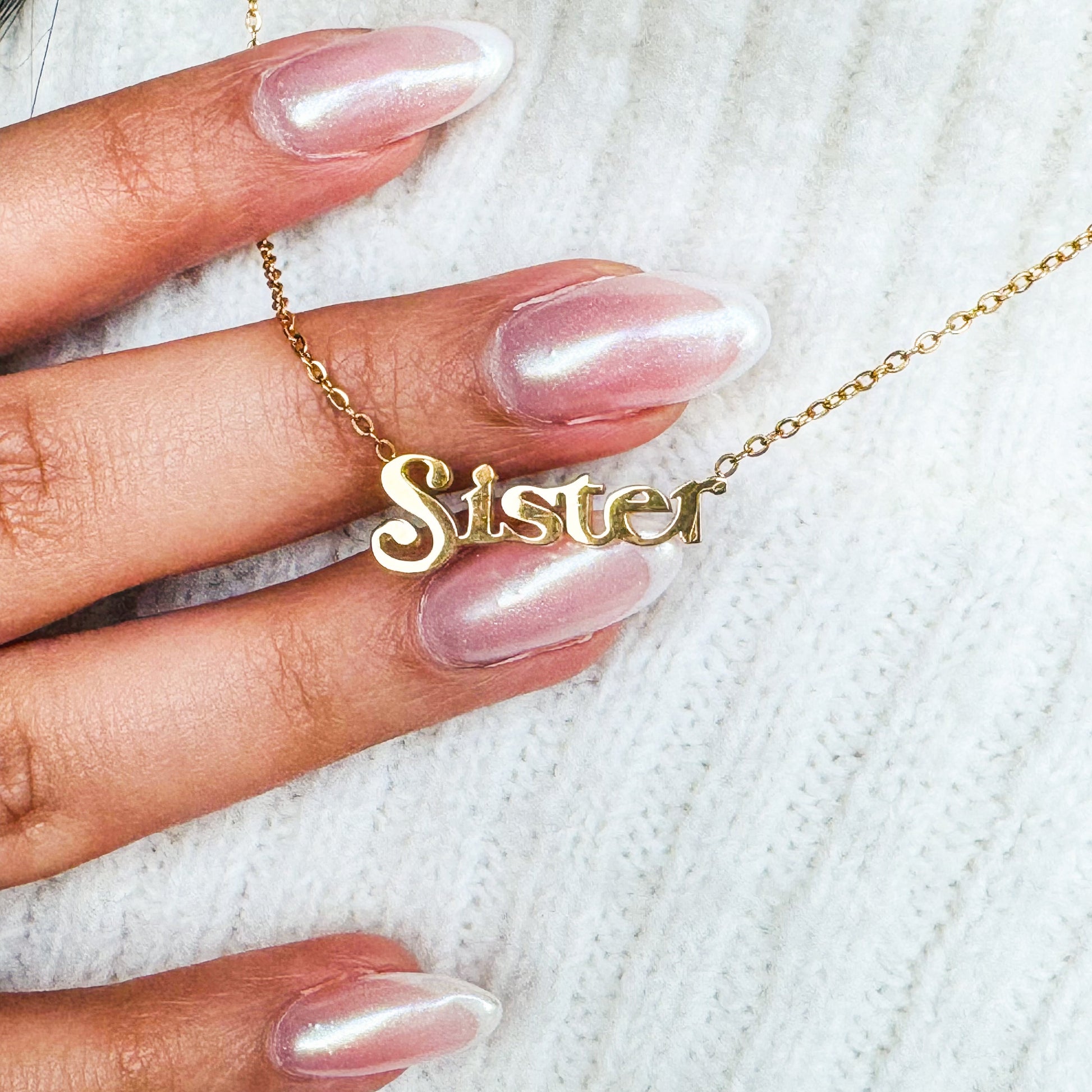 Celebrating Sister Necklace-Dazzledvenus