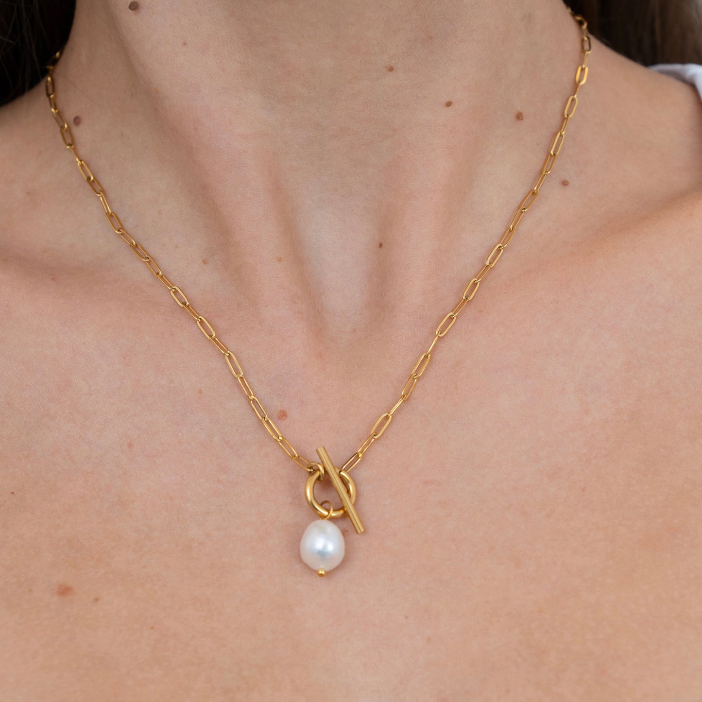 Toggle Freshwater Pearl Necklace
