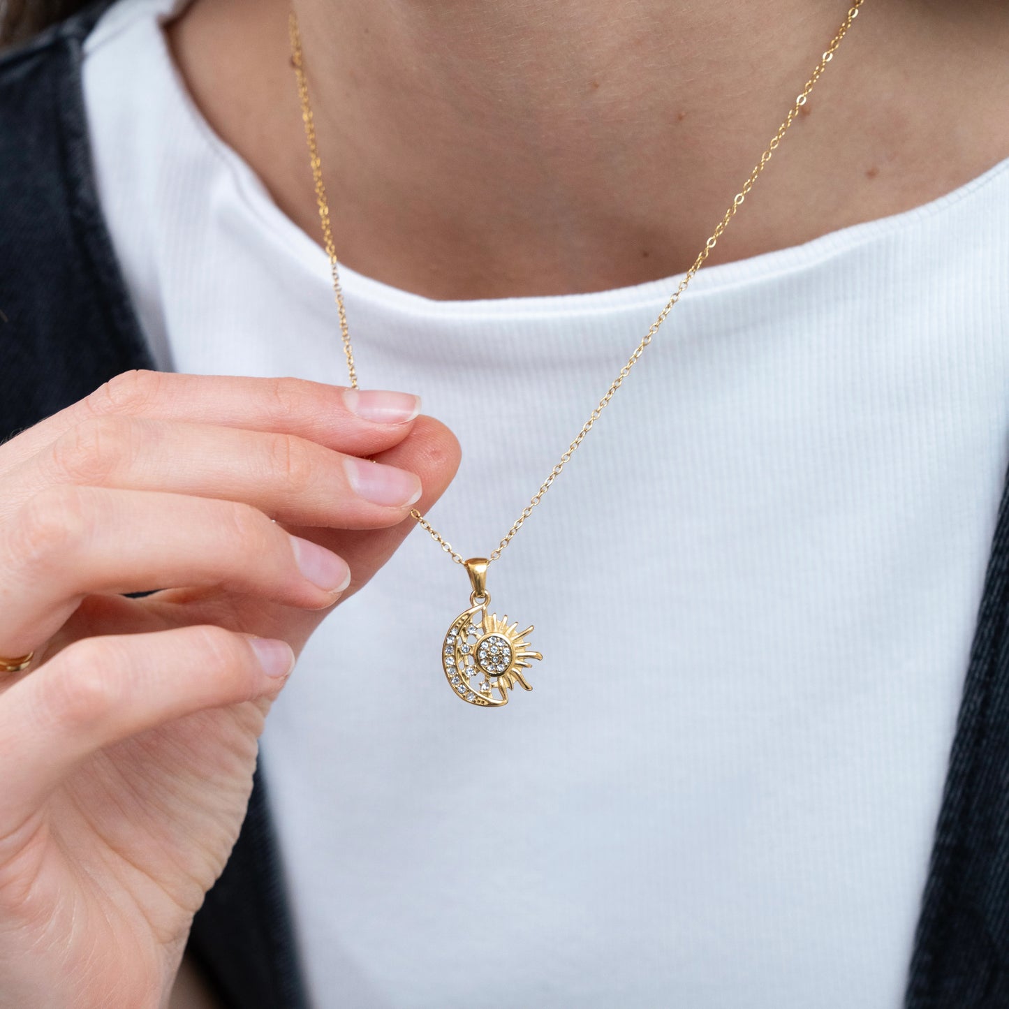 Sun Moon Harmony Necklace
