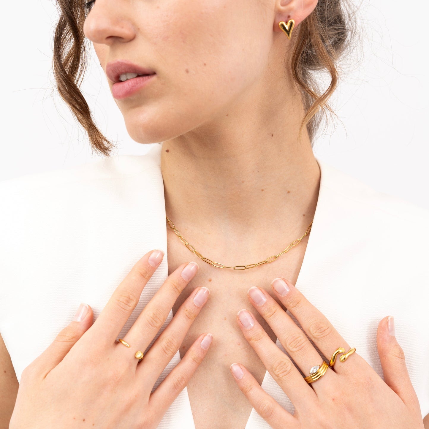 Prime Paperclip Necklace Set