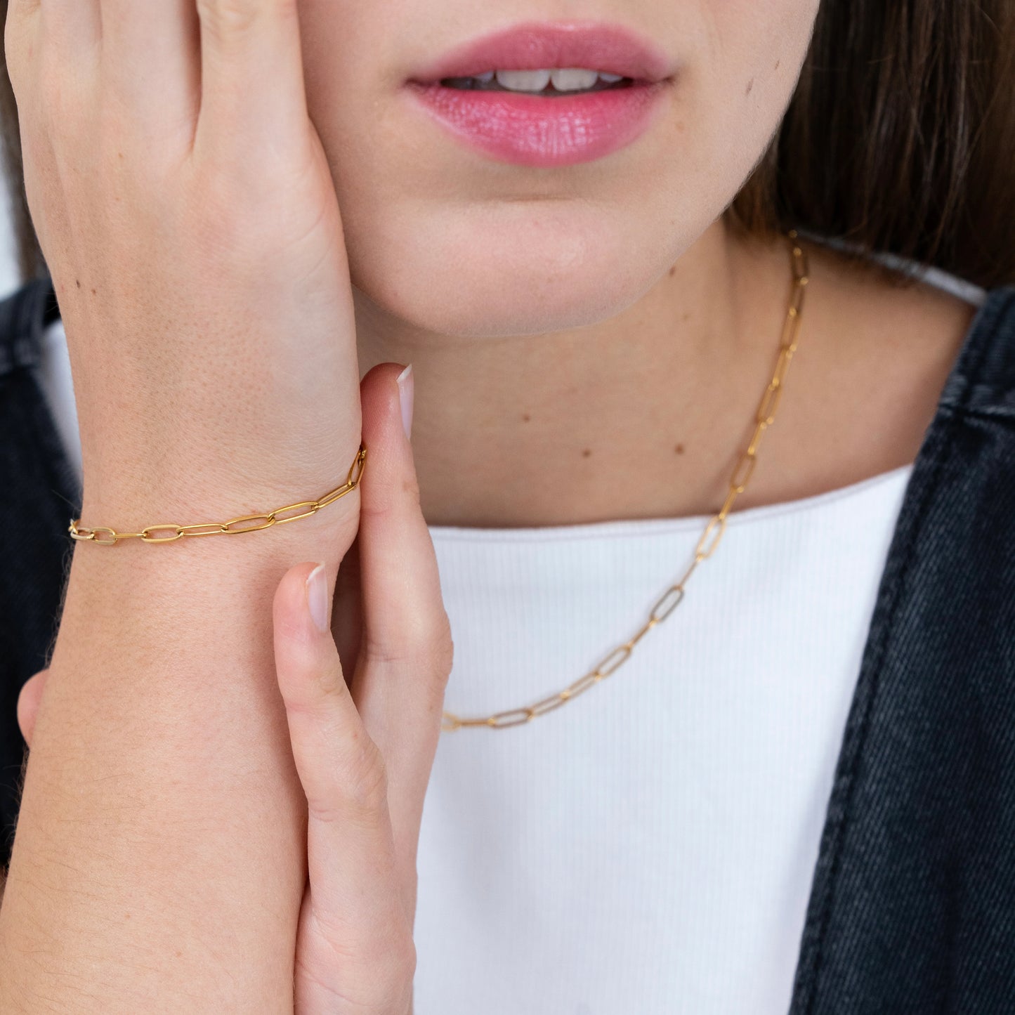 Prime Paperclip Necklace Set