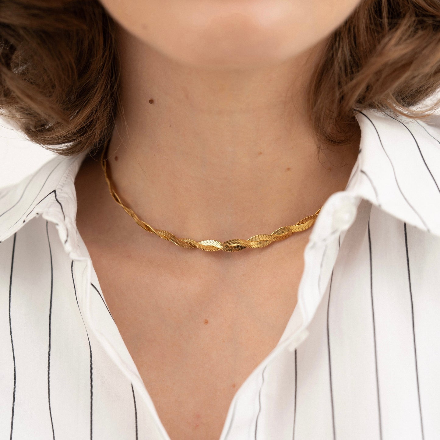 Omega Braided Necklace