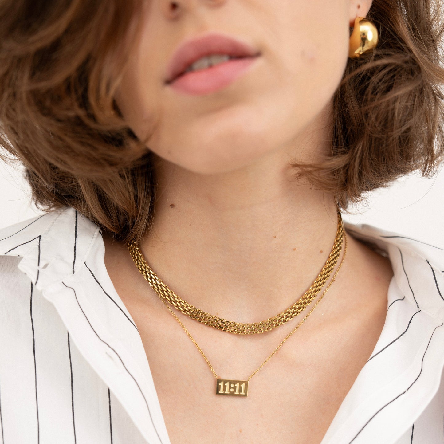 Cascade Mesh Necklace