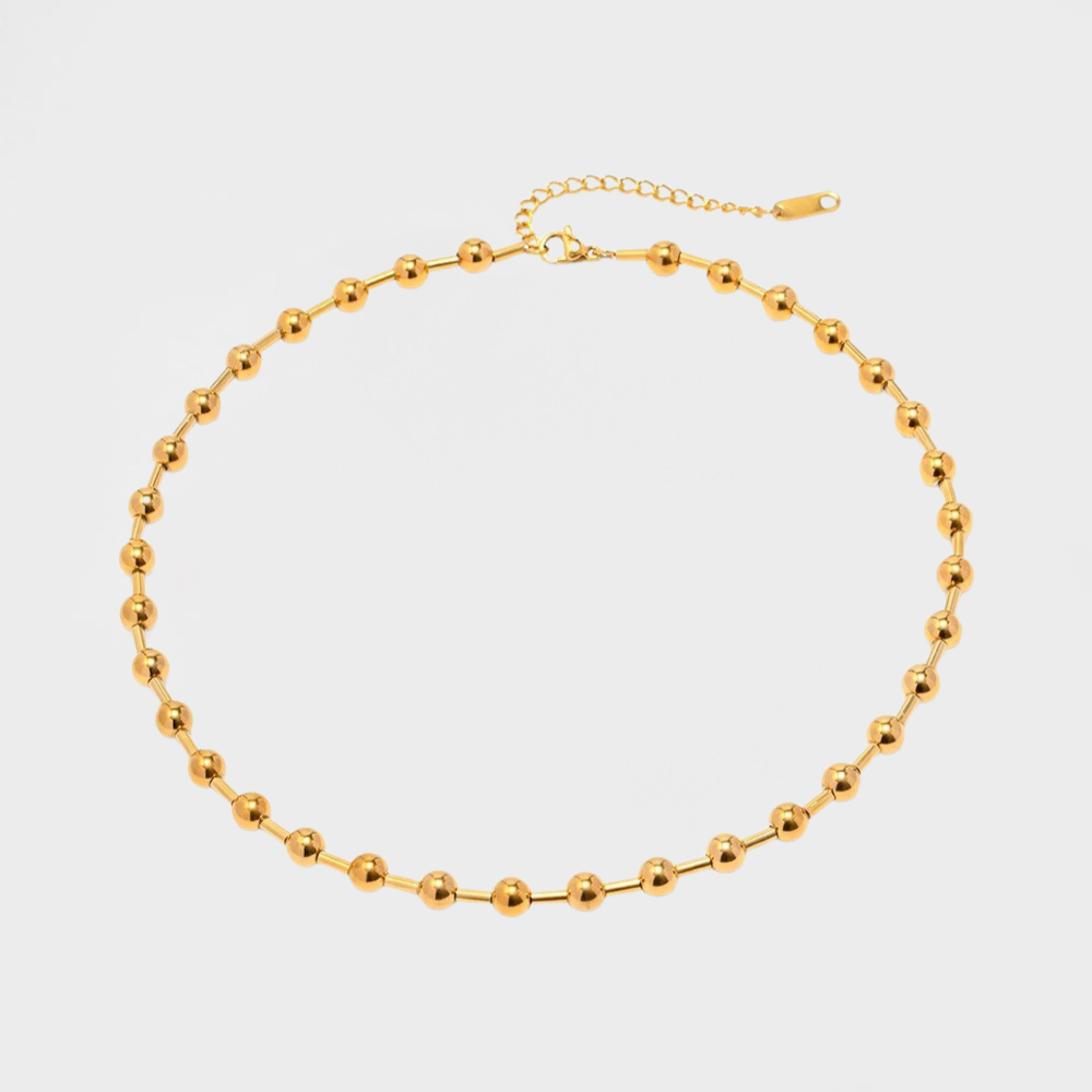 Ball High Shine Choker Necklace-Dazzledvenus