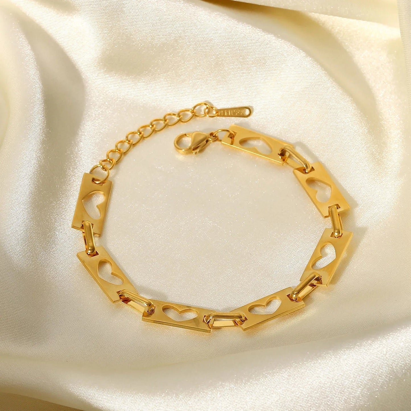 Love Letters Heart Bracelet