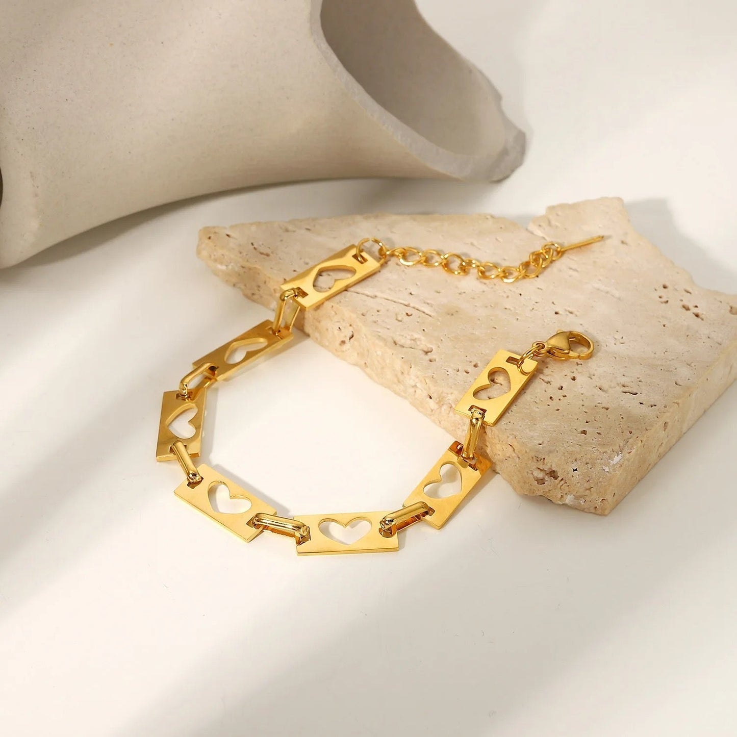 Love Letters Heart Bracelet