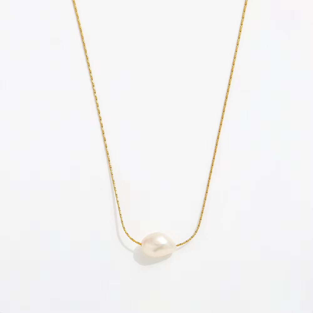 Floating Freshwater Pearl Necklace