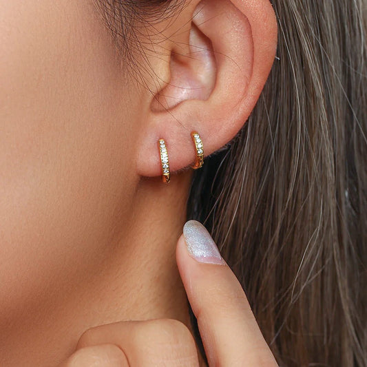 Eternity Huggie Hoop Earring - Set