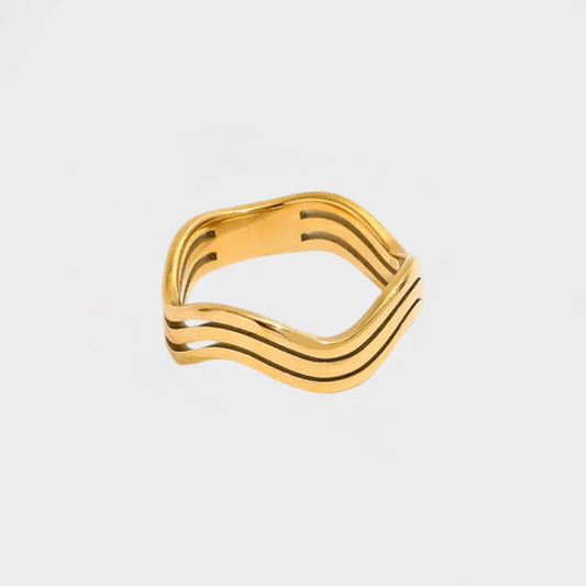 Wavy Ripple Ring