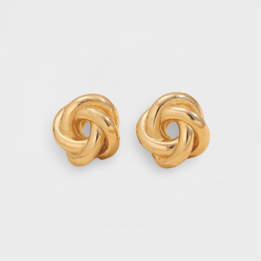 Lotus Stud Earring