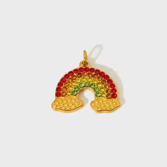 CZ Rainbow Charm-Dazzledvenus