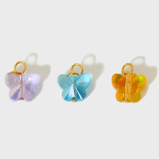 Crystal Butterfly Charm-Dazzledvenus