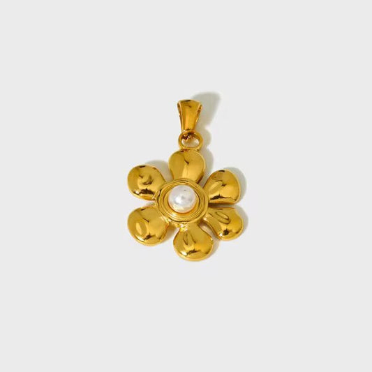 Pearl Flower Charm