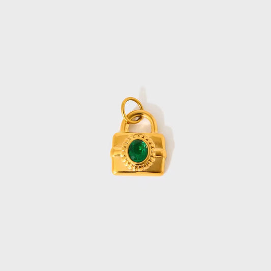 Green Lock Charm-Dazzledvenus