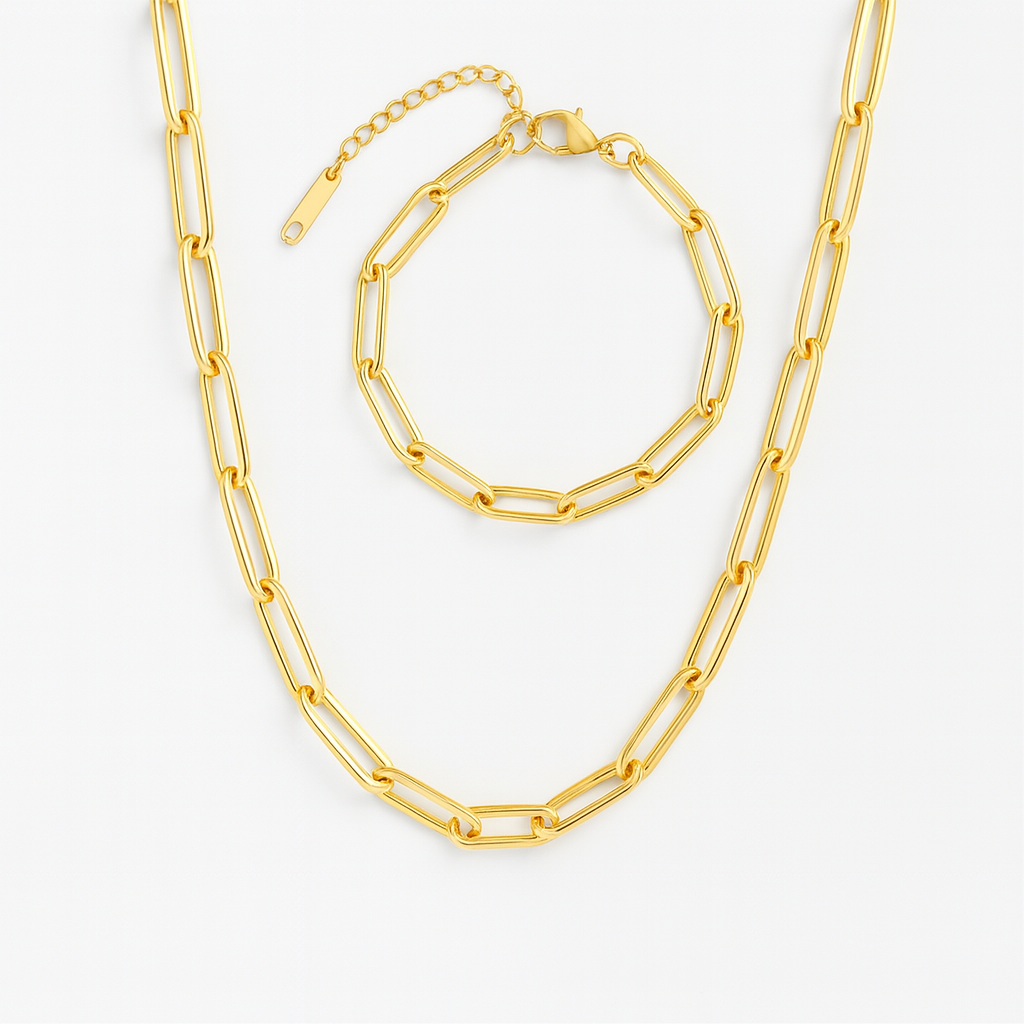 Prime Paperclip Necklace Set