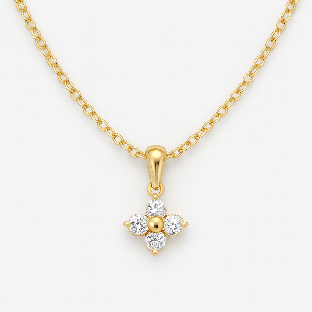 Angelic Clover Necklace