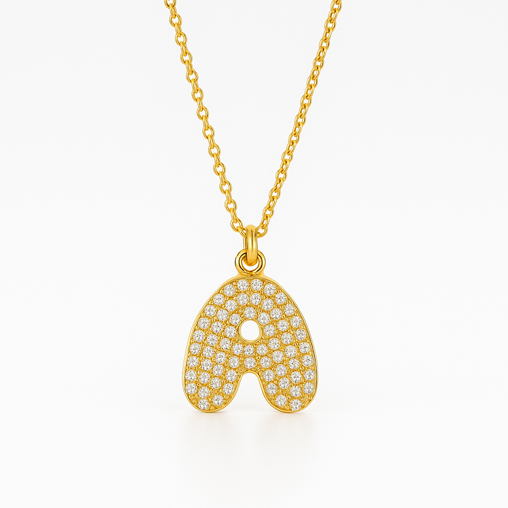 Hailey Diamond Bubble Necklace