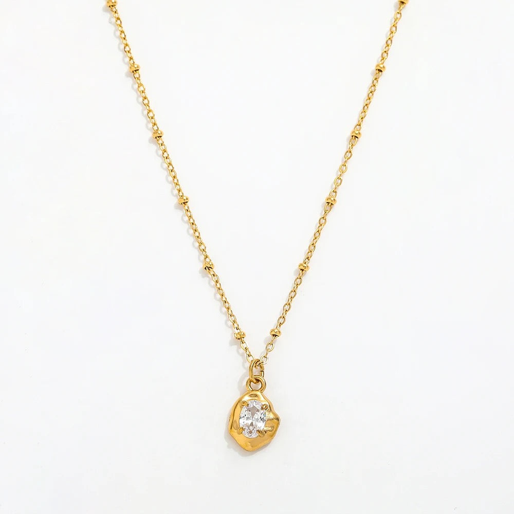 Nugget Diamond Necklace