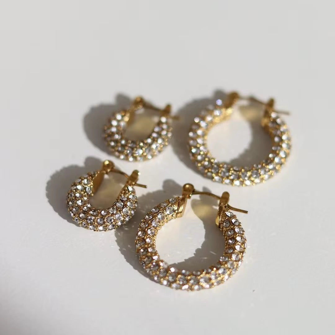 Radiance Pavè Hoop Earring-Dazzledvenus