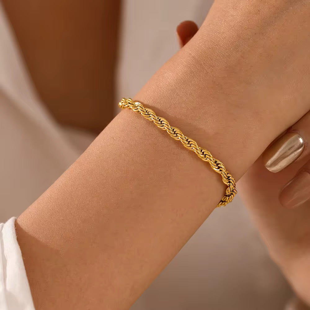 Legacy Rope Chain Bracelet-Dazzledvenus
