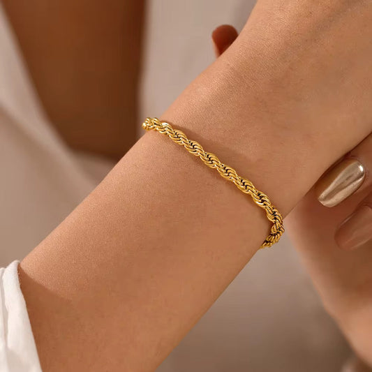 Legacy Rope Chain Bracelet-Dazzledvenus