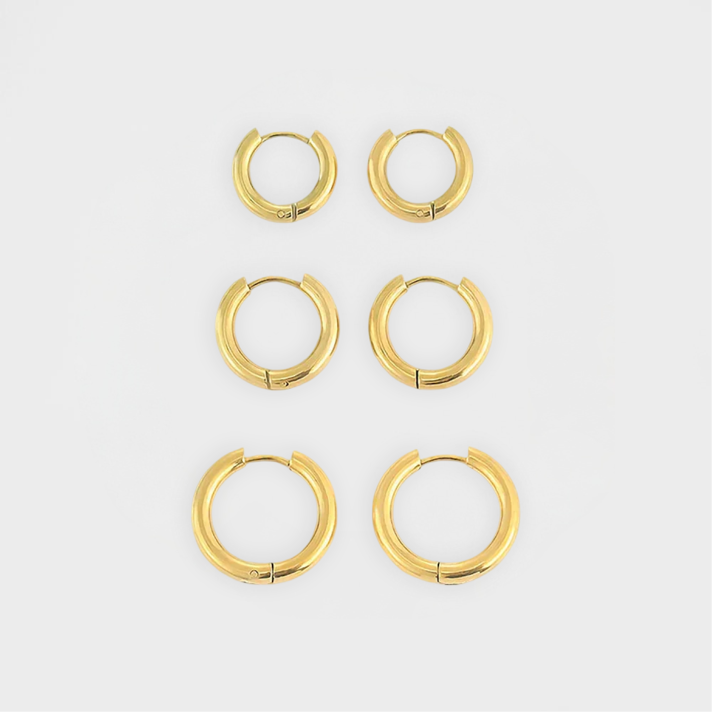 Easy Huggie Hoop Earring Set