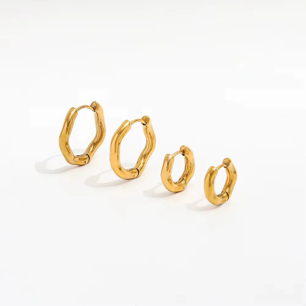 Flo Huggie Hoop Earring