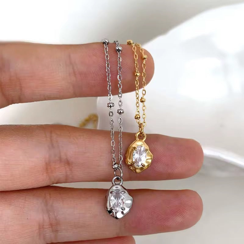 Nugget Diamond Necklace