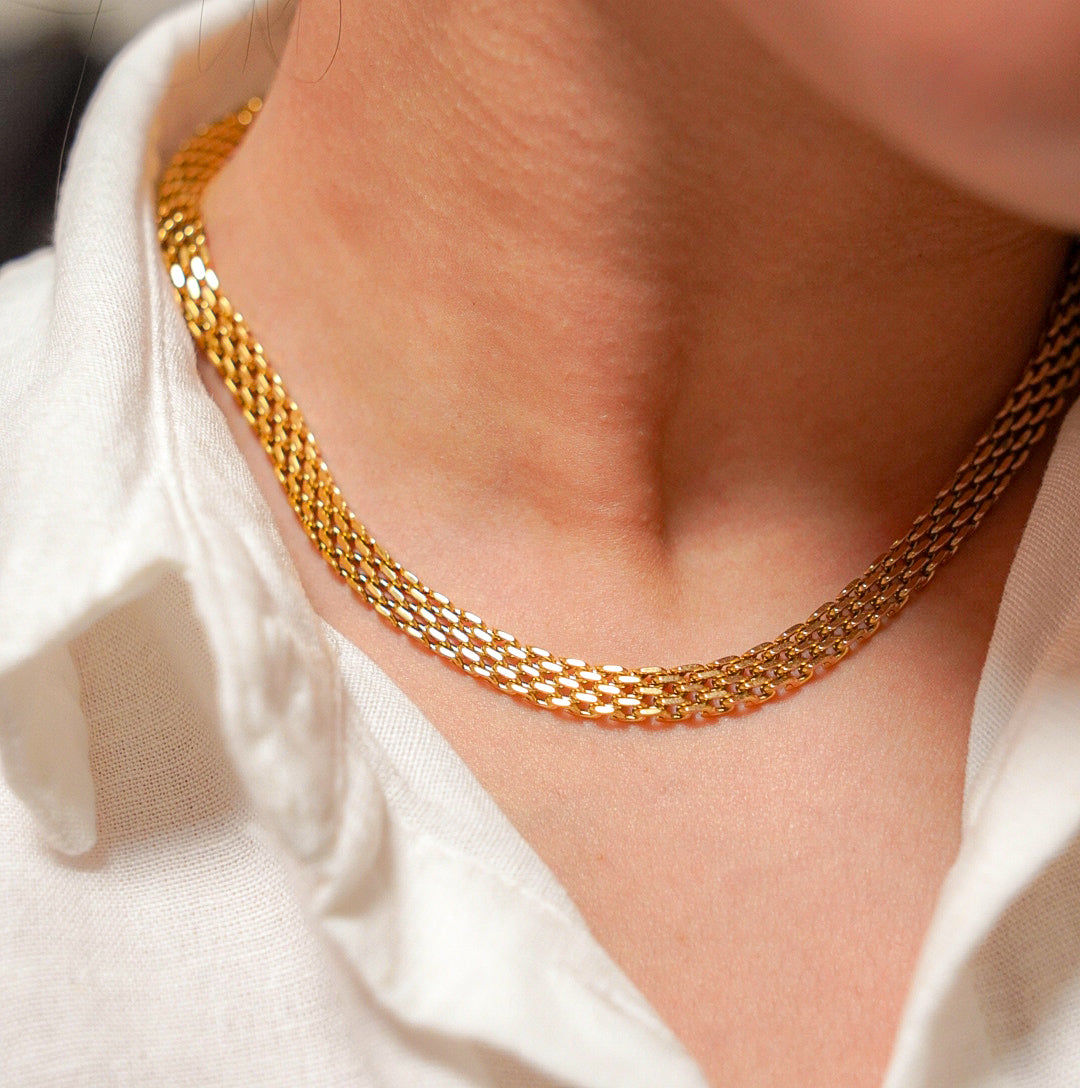 Cascade Mesh Necklace