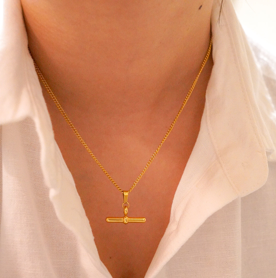 Balance Beam T-Bar Necklace