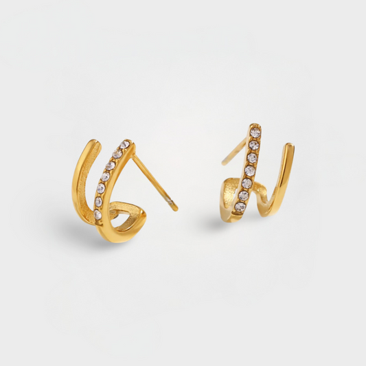 Elliot Bar Stud Earring-Dazzledvenus