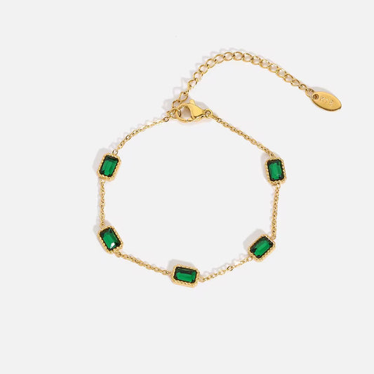 Station Emerald Bracelet-Dazzledvenus