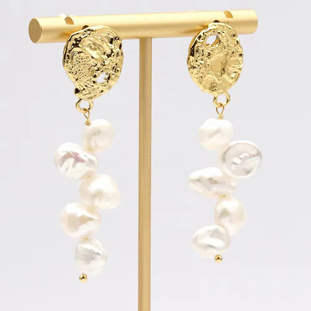 Bloom Pearl Drop Earring
