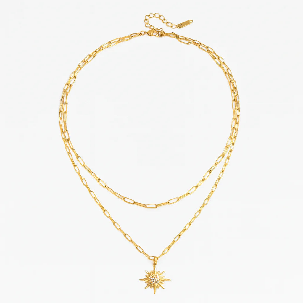 Rising Sun Duo Necklace