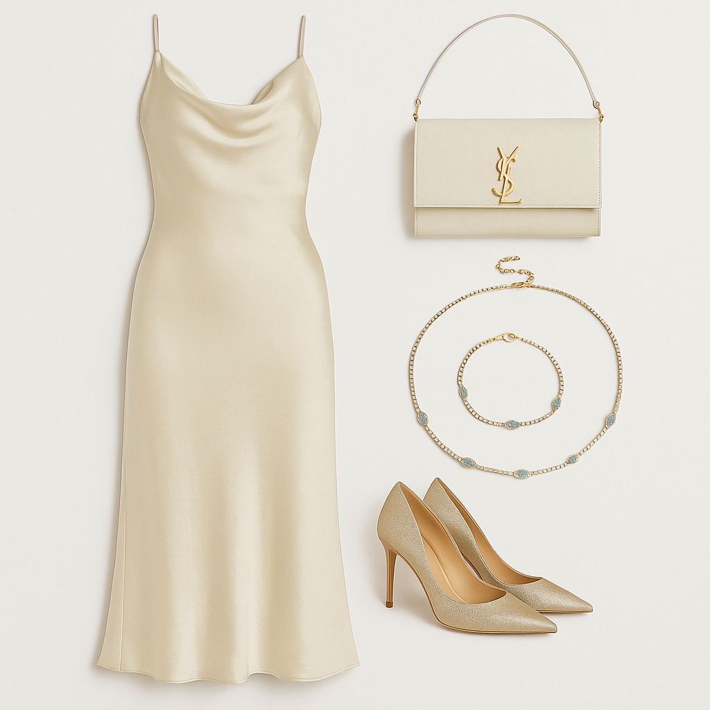 Evil Eye Tennis Necklace