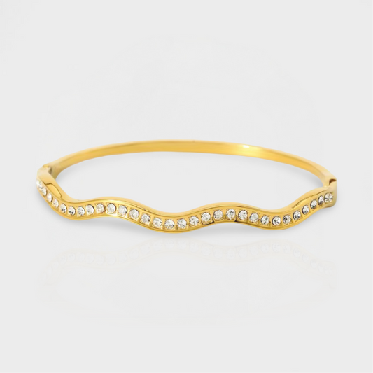 Wave Tennis Bangle