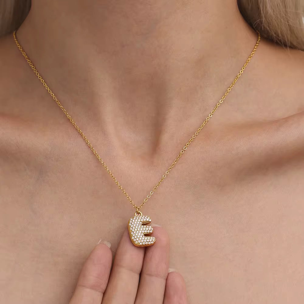 Hailey Diamond Bubble Necklace