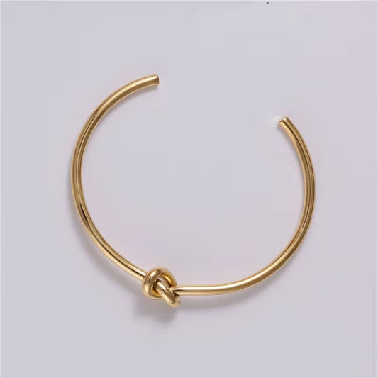 Knot cuff bangle