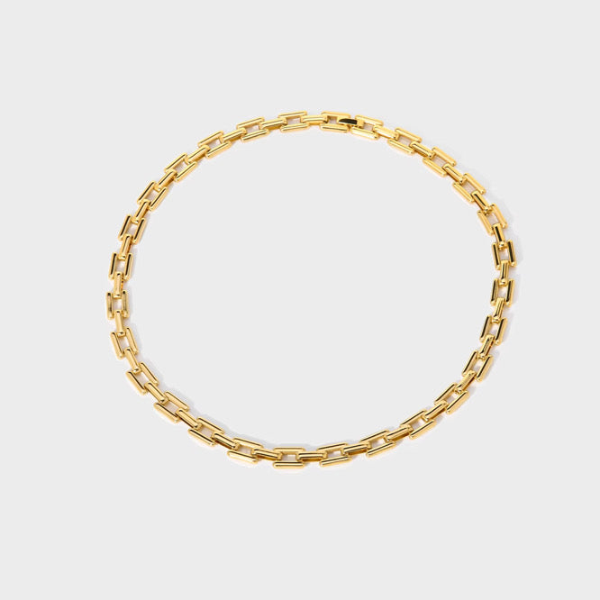 Timepiece Link Chain Necklace