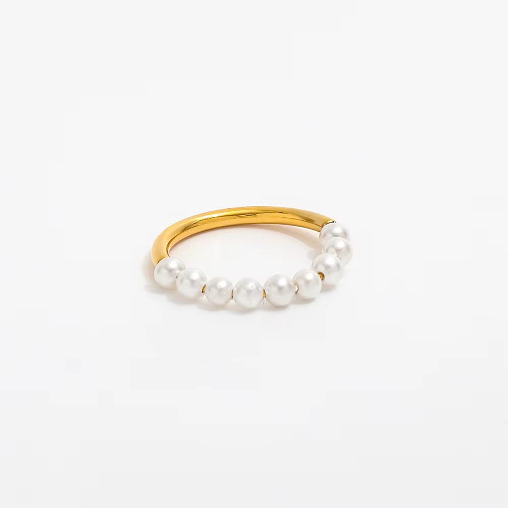 Ariel Pearl Ring-Dazzledvenus