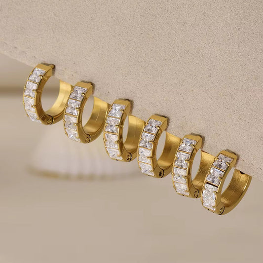 Muse Huggie Hoop Earring