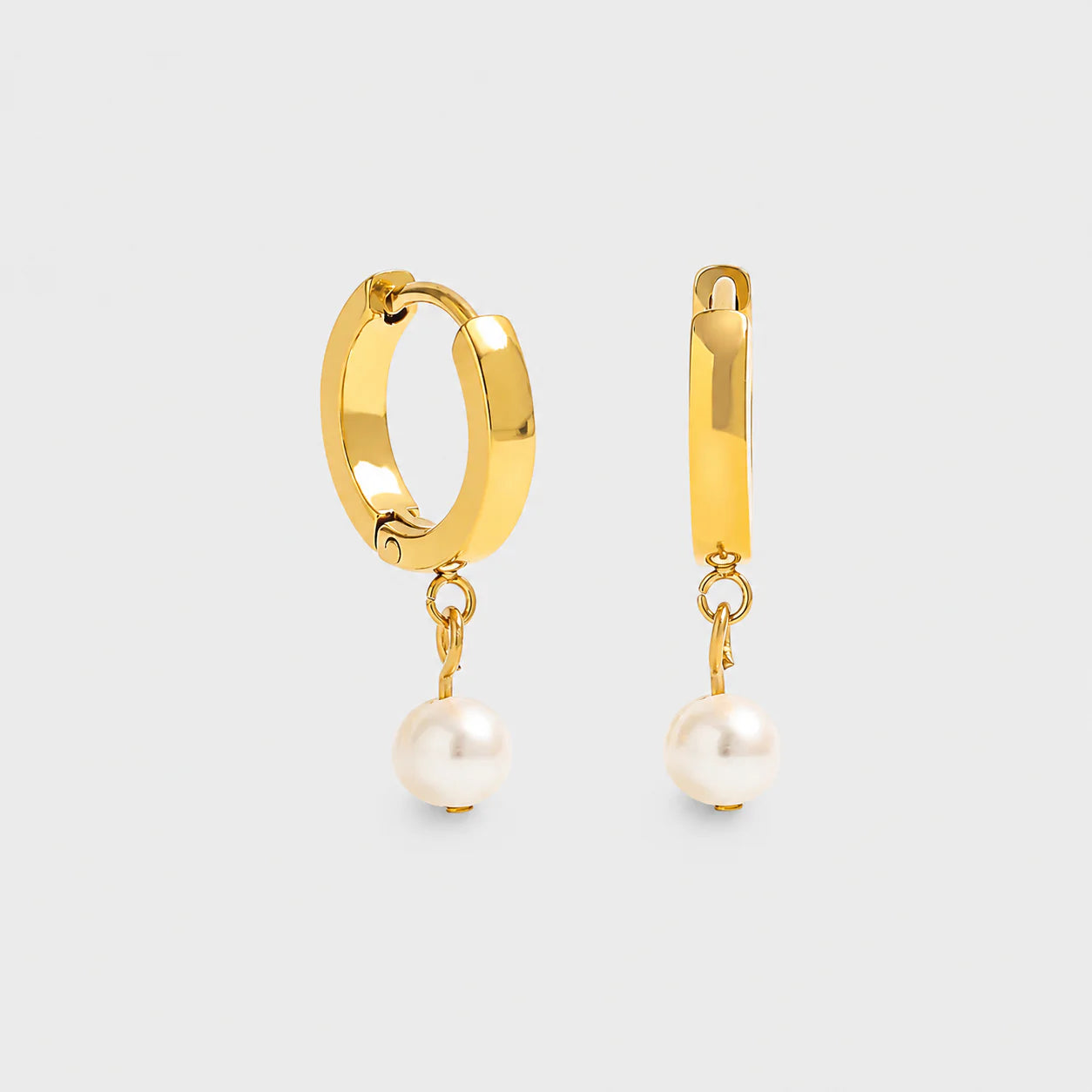 Alice Pearl Hoop Earring